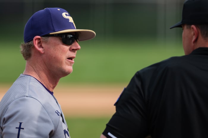 CBC Christian Brothers College at De Smet Missouri baseball April 4 2023 Paul Halfacre 20234